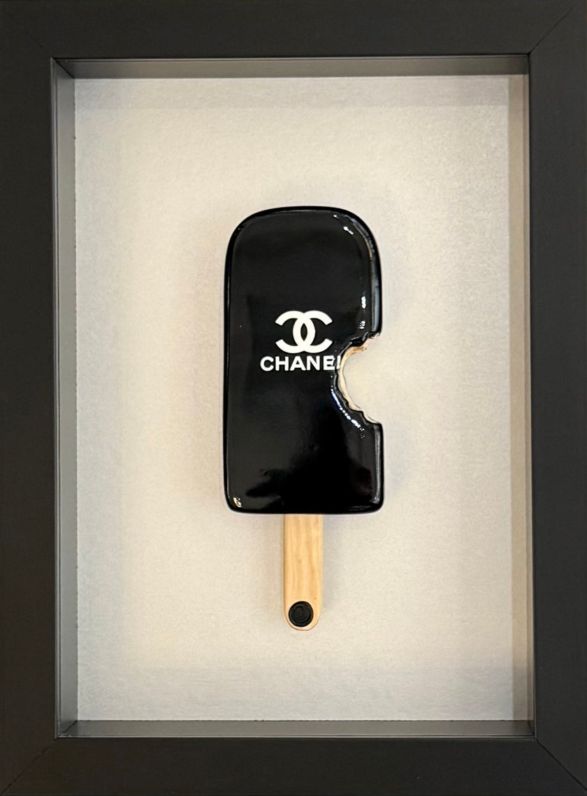 Chanel black one bite