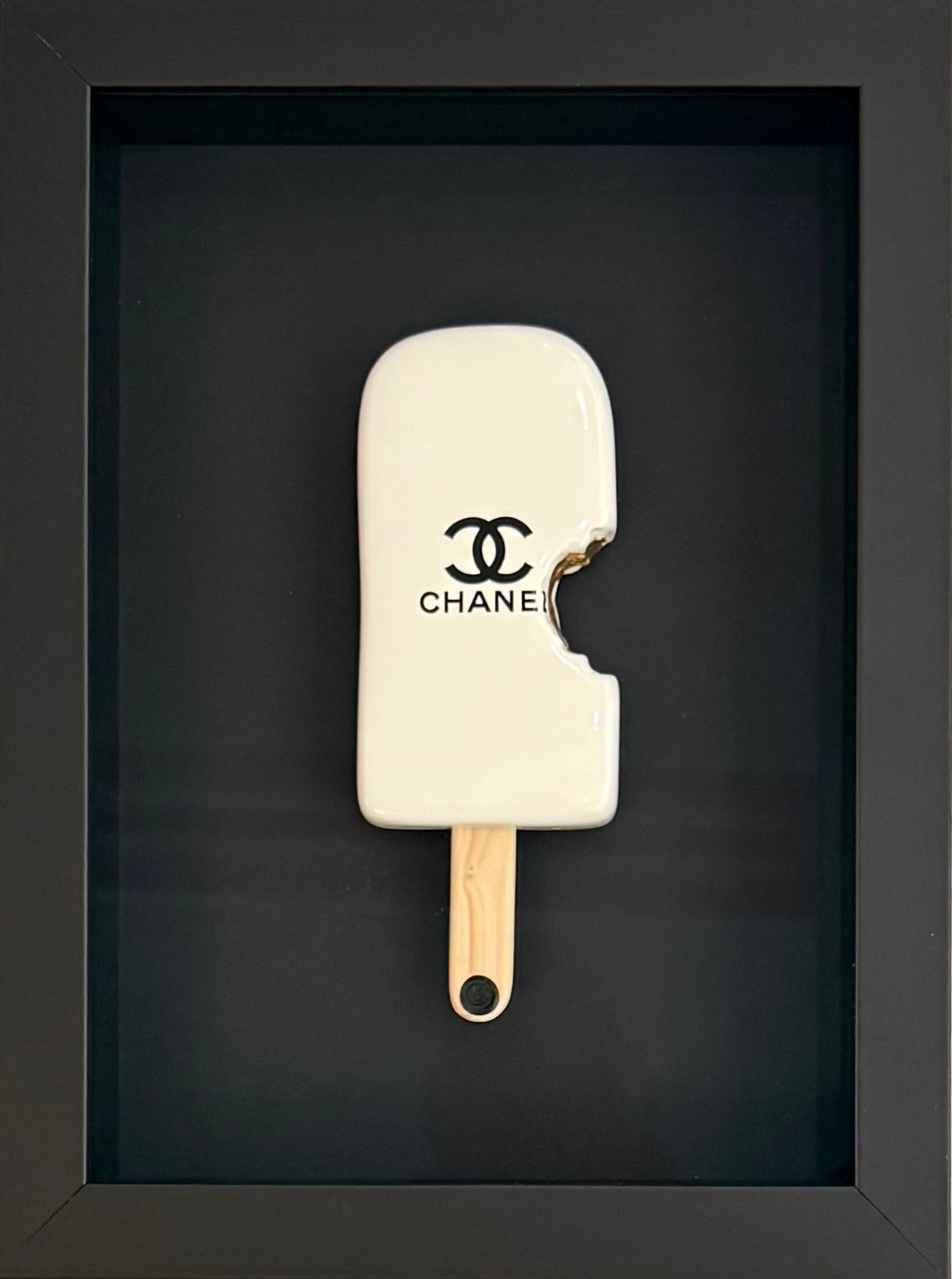 Chanel white one bite