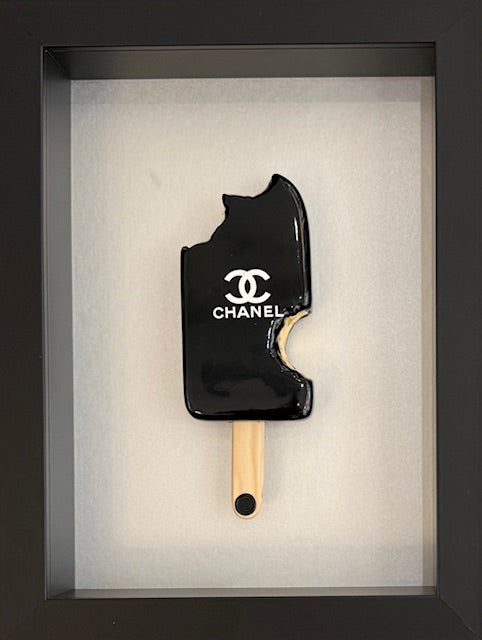 Chanel black three bite