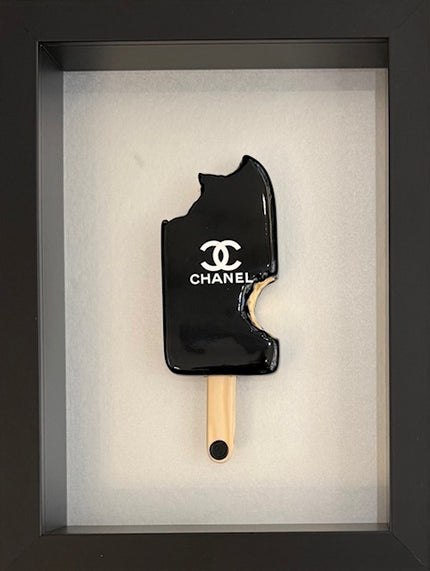 Chanel black three bite