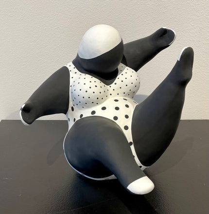 Sitting Big Lady White