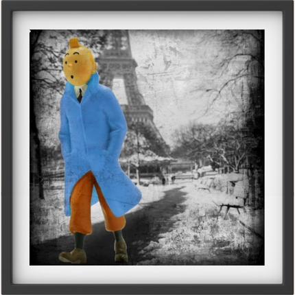 Tintin and Could days in Paris