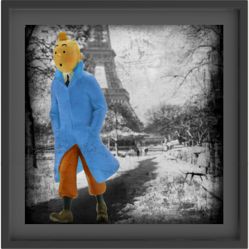 Tintin and Could days in Paris
