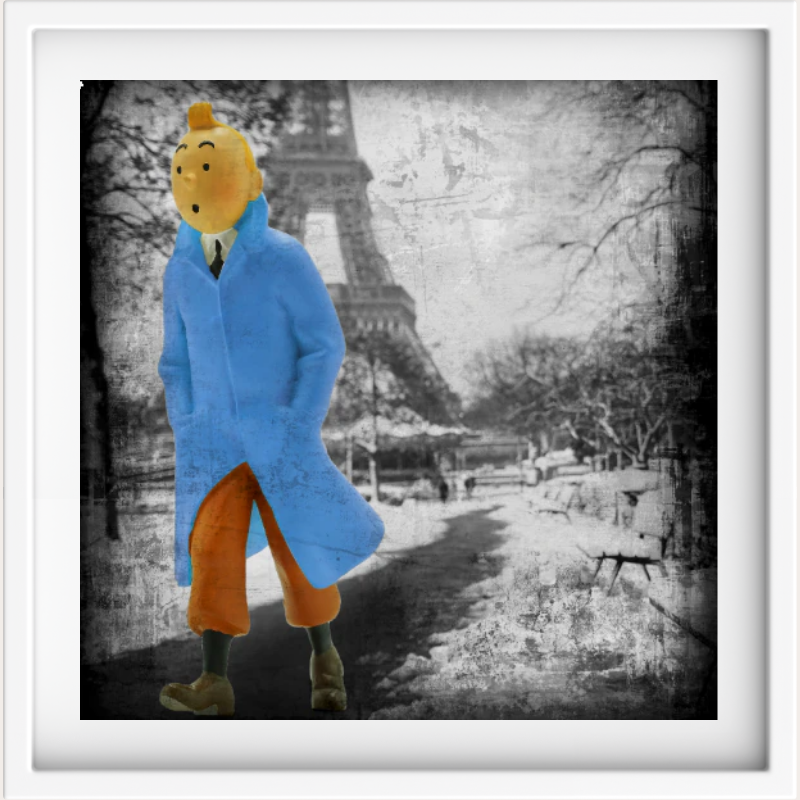 Tintin and Could days in Paris