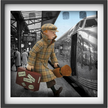 Tintin on the Train