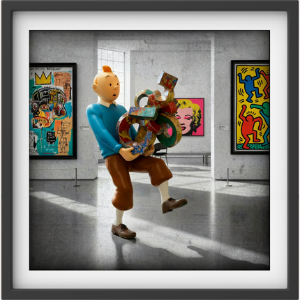 Tintin in the Gallery