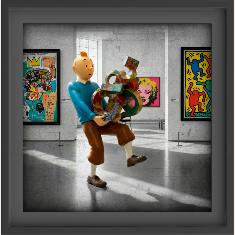 Tintin in the Gallery