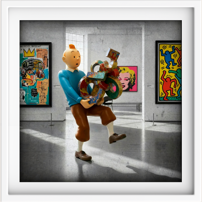 Tintin in the Gallery