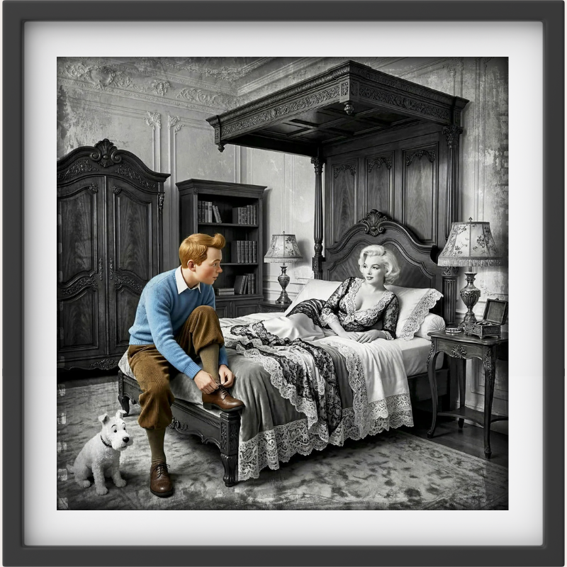 Tintin and Marilyn