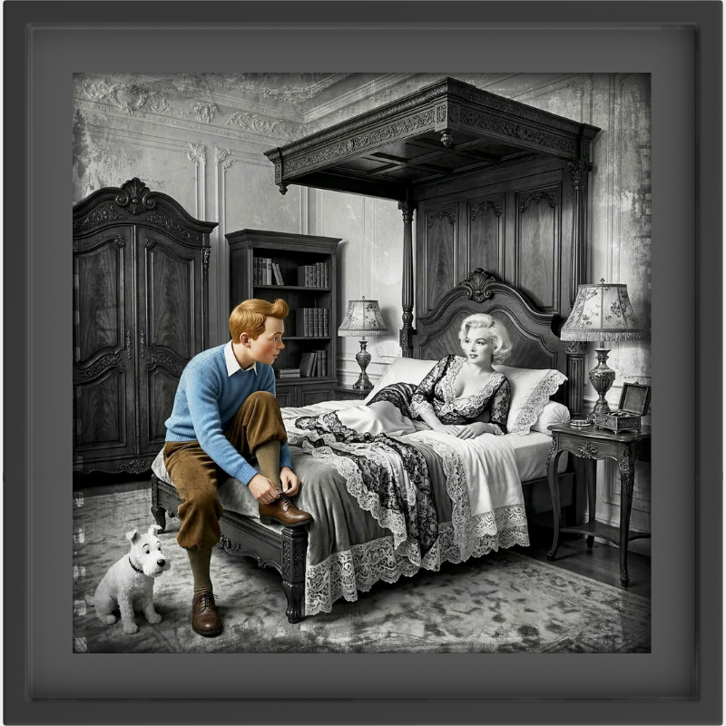 Tintin and Marilyn