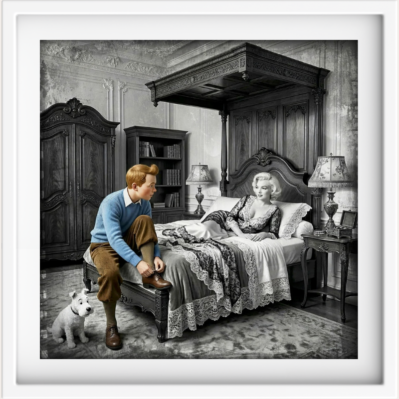 Tintin and Marilyn