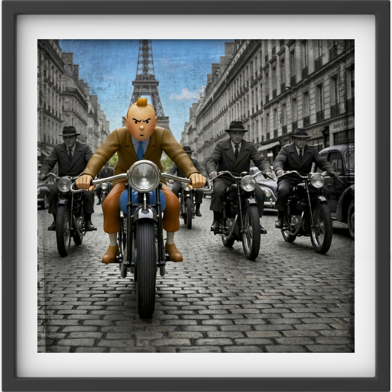 Tintin in Paris