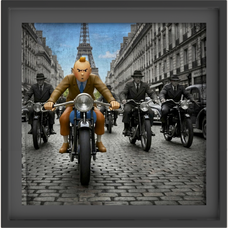 Tintin in Paris