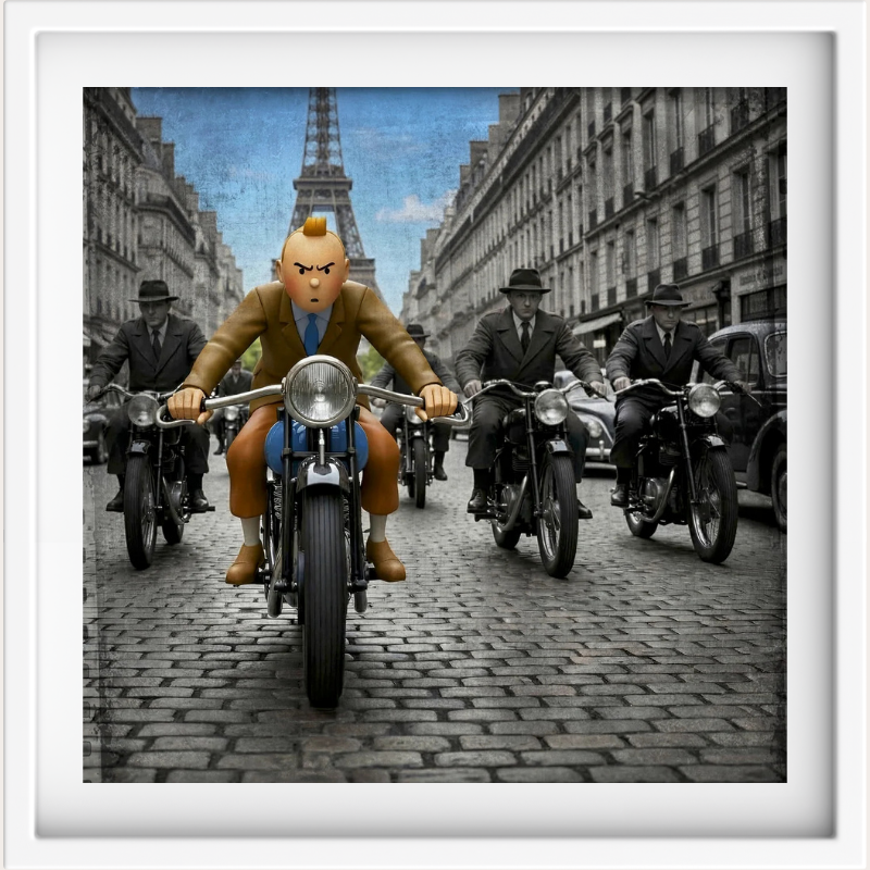 Tintin in Paris