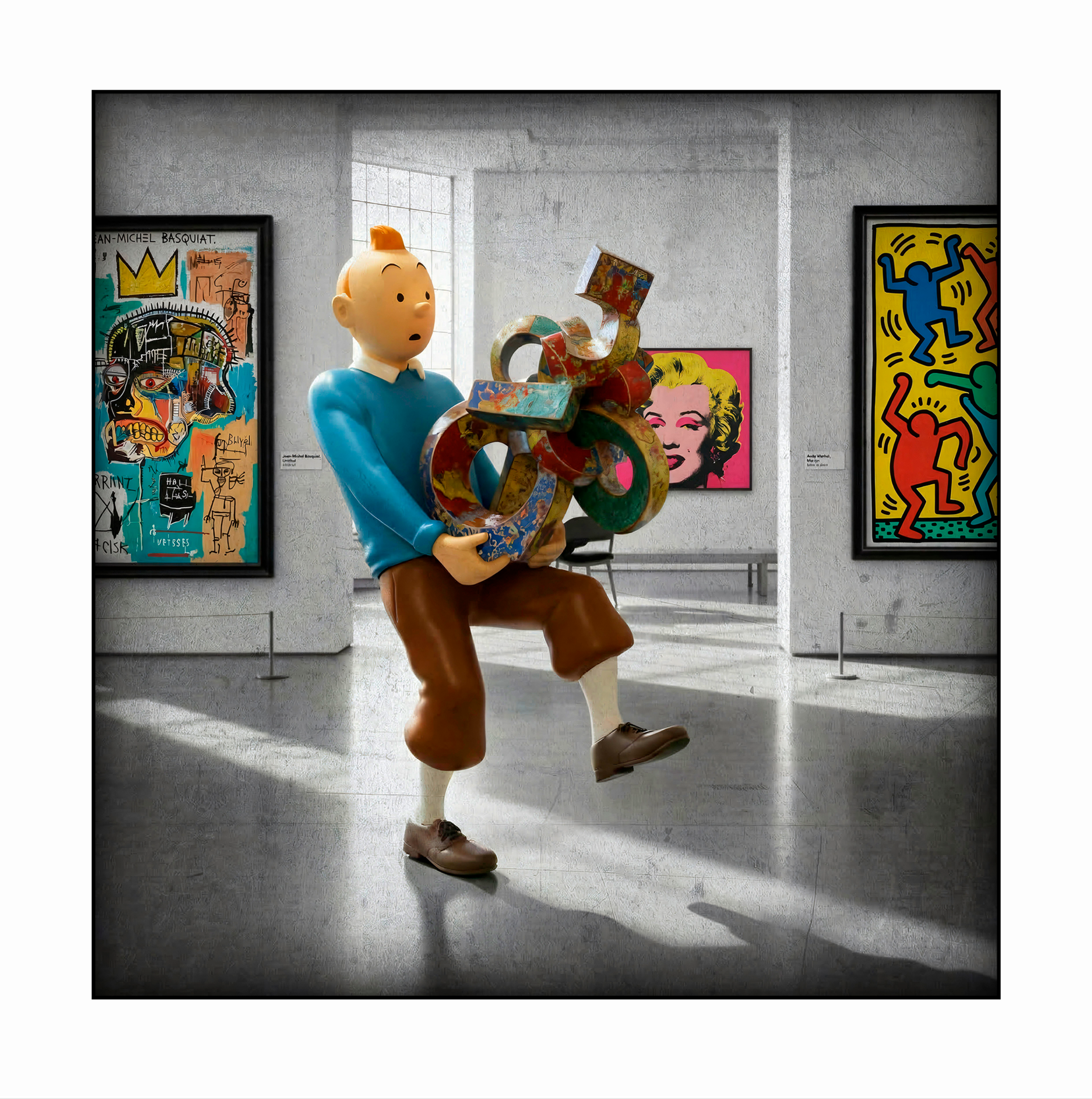 Tintin in the Gallery