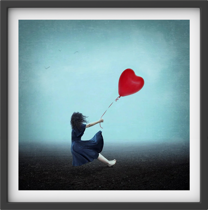 Holding onto her heart