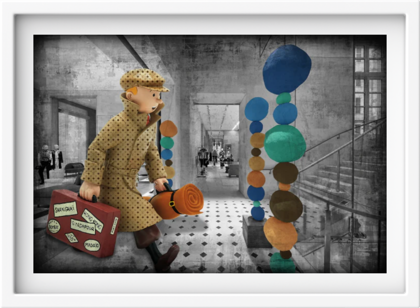 Tintin and The LV mystery