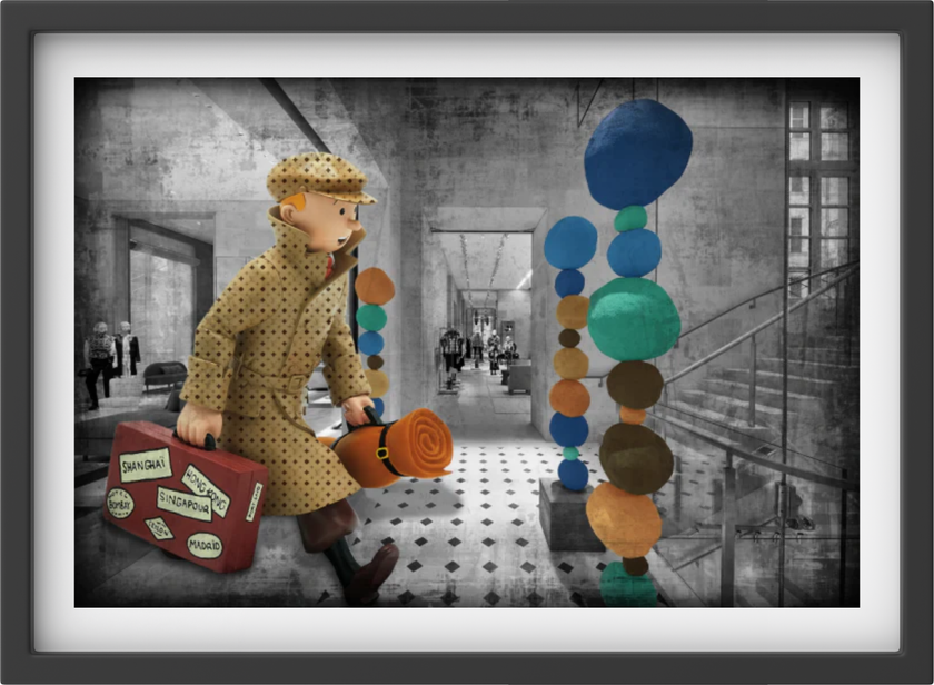 Tintin and The LV mystery